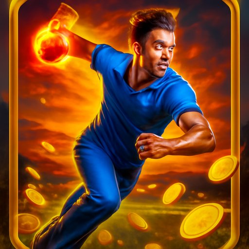Cricket batsman's close-up